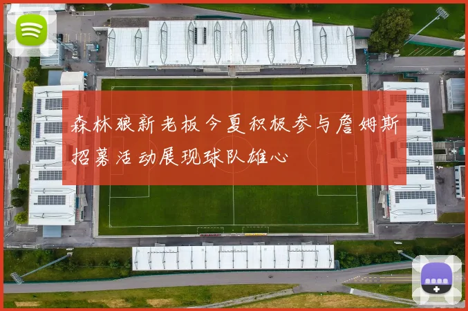 森林狼新老板今夏积极参与詹姆斯招募活动展现球队雄心